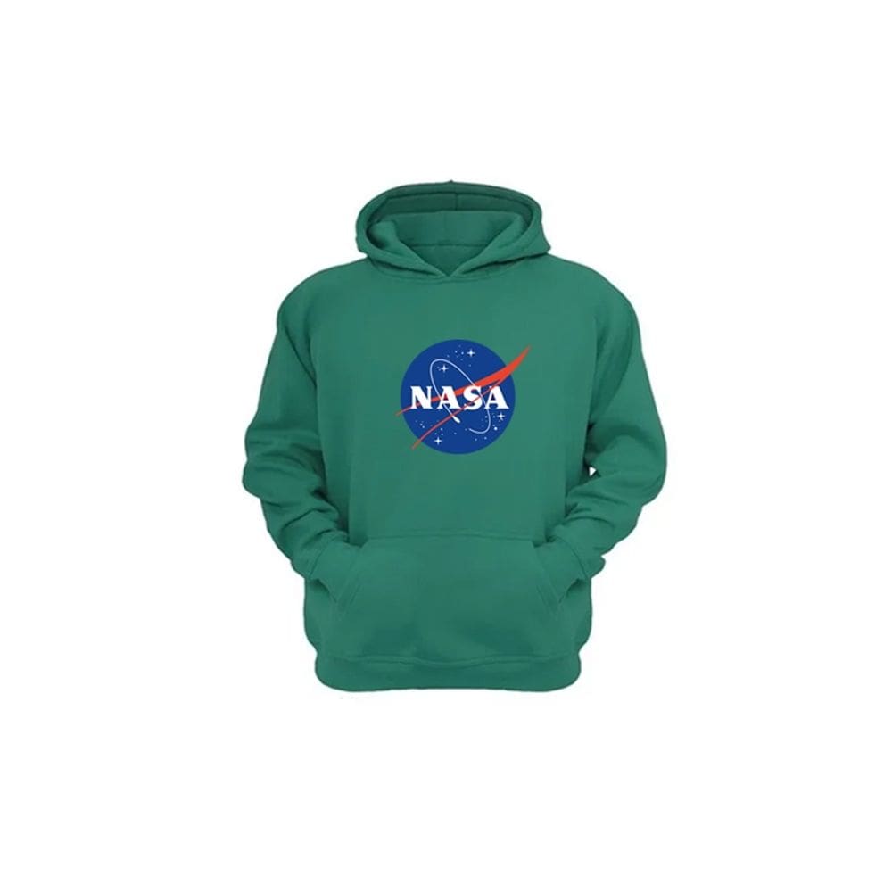 Moletom canguru com capuz, design da NASA para unissex