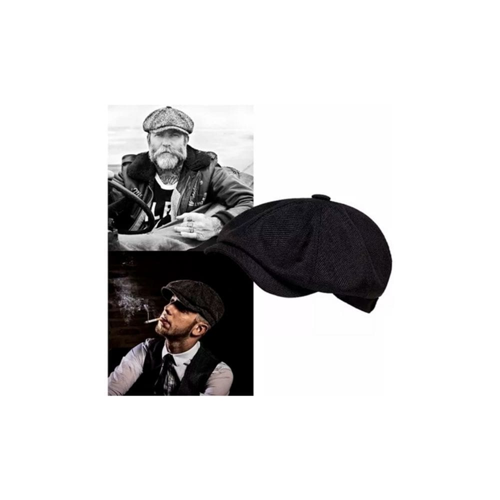 Beret Peaky Blinders, moda unissex, lã de inverno, 56-58 cm