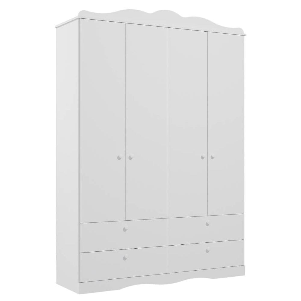 Guarda Roupa infantil Provençal Permobili Encanto 04 pts MDF