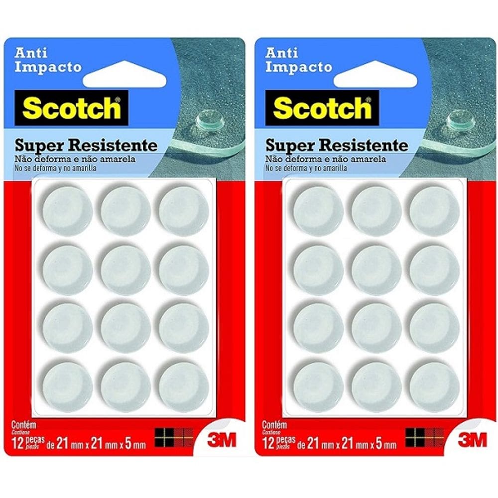 Kit com 24 Protetor ANTI-IMPACTO Redondo EXTRA Grande