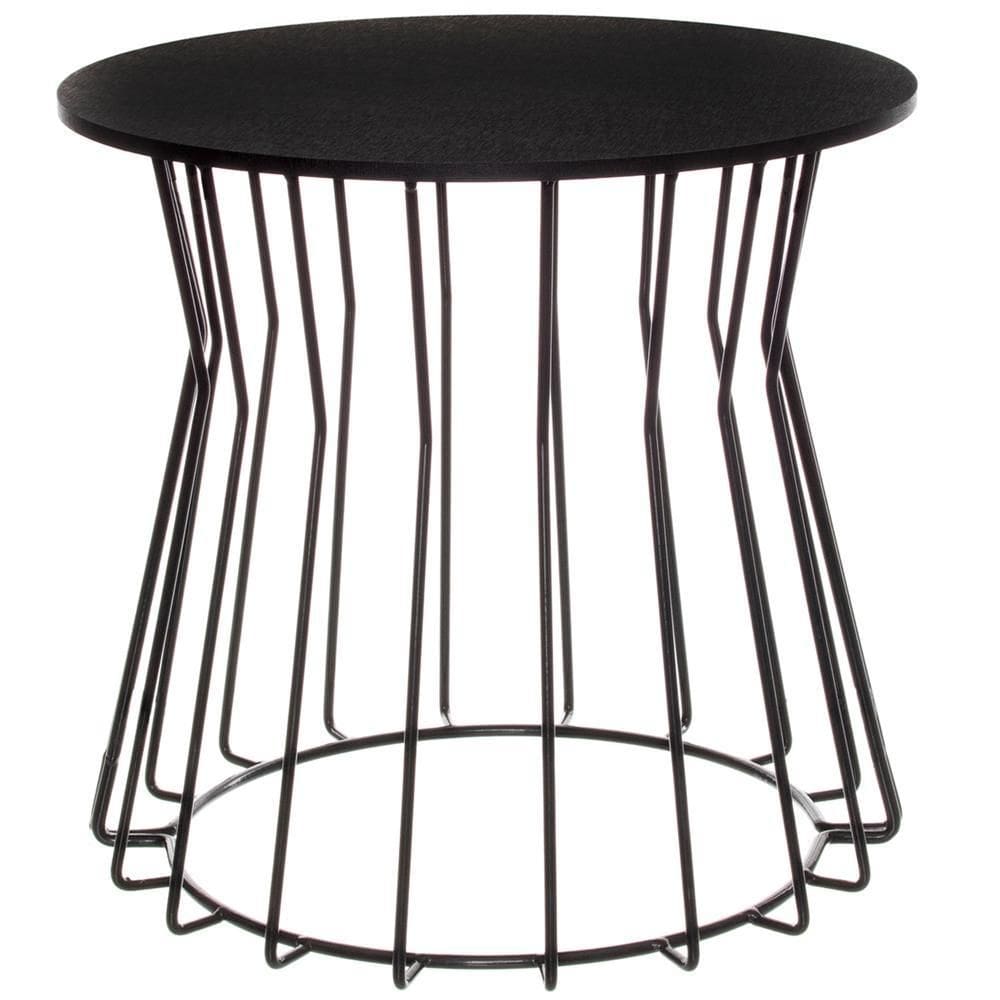 Mesa Lateral Infinity 44x42cm Black