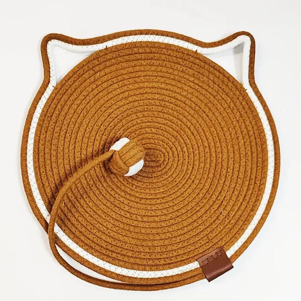 Arranhador Tapete Cama Gato Pet Brinquedo Rasquevel Divertido Animais Estimaçao