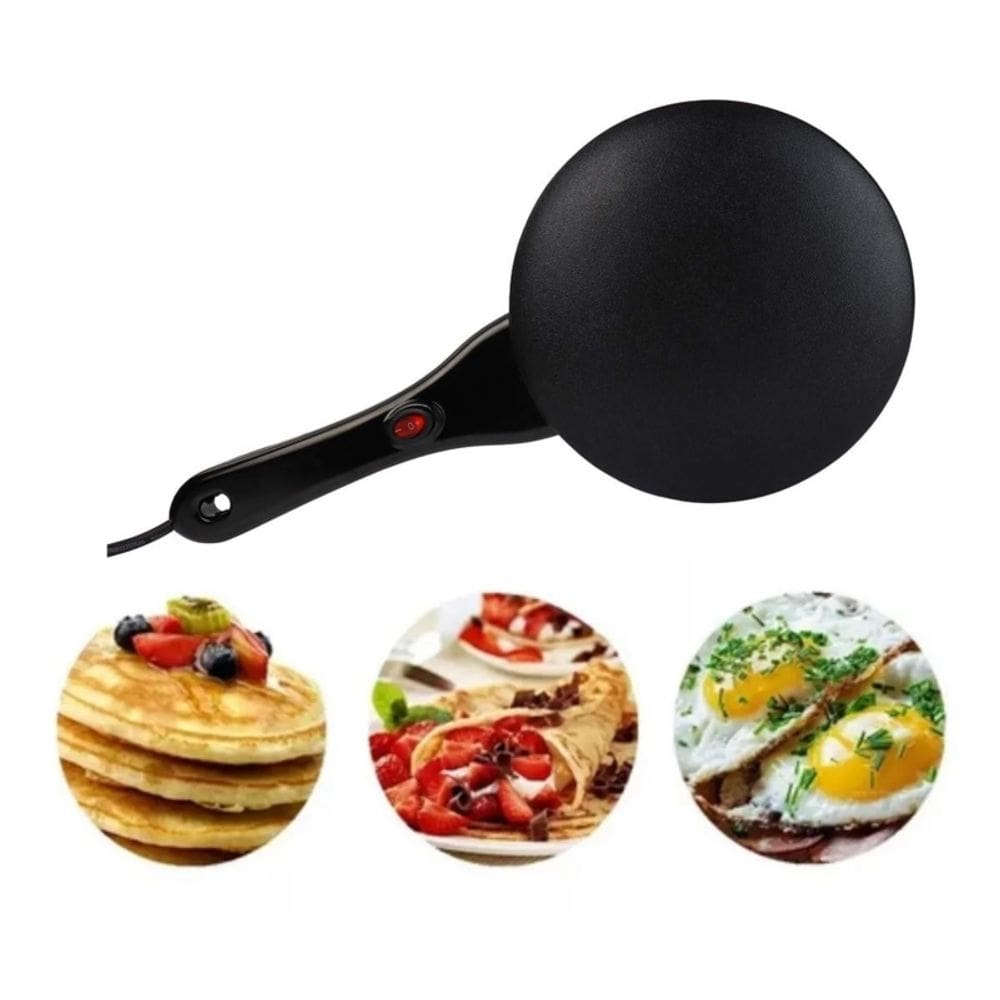 Máquina de fazer panquecas Arcashopping Electronic 600W 20cm de diâmetro