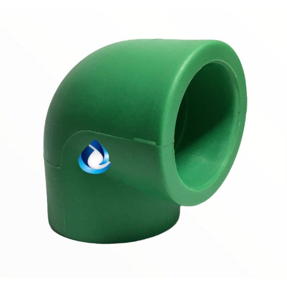 Pacote de termofusão PPR Elbow 90° 50mm com 2 unidades
