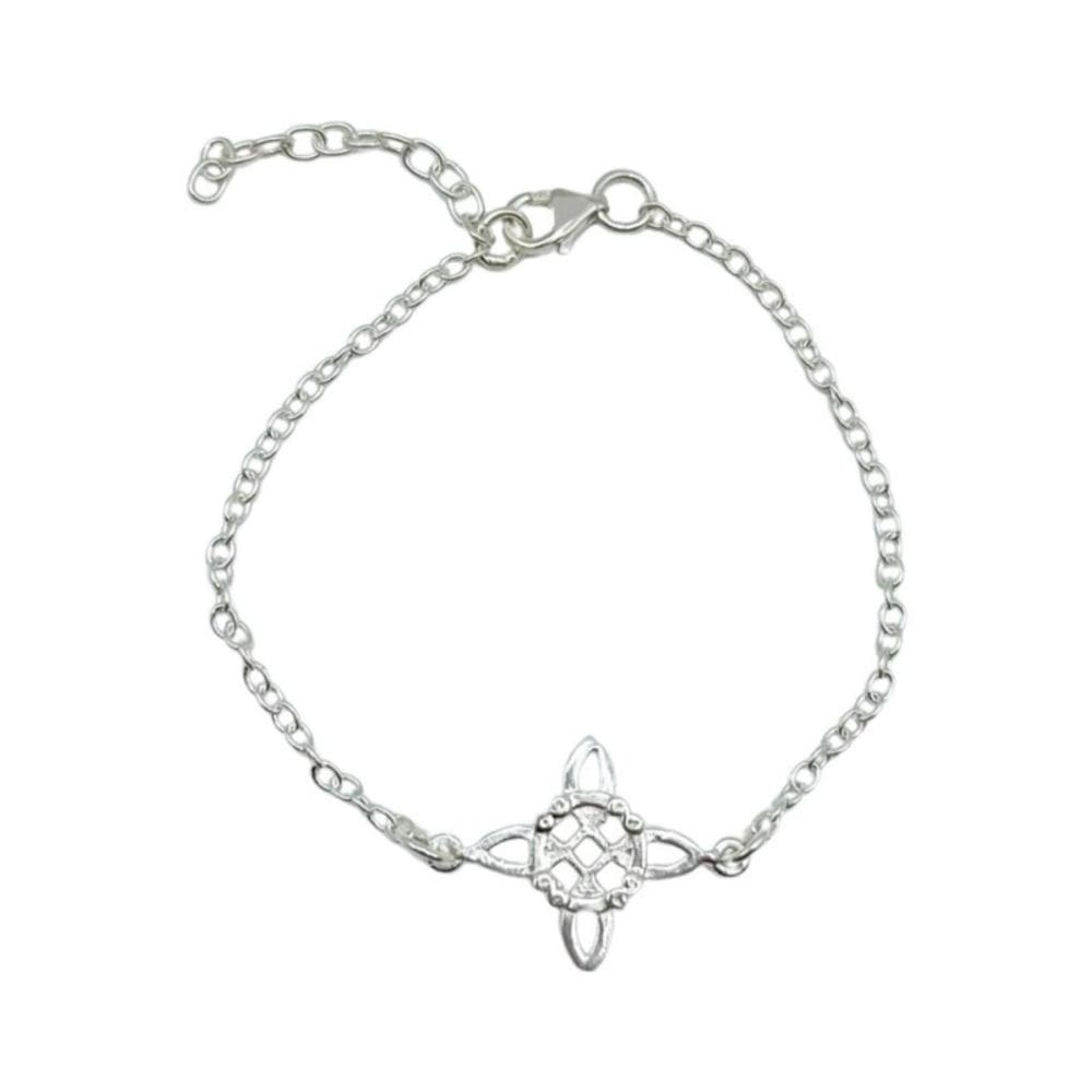 Pulseira Witch Knot em prata fina 925 com caixa