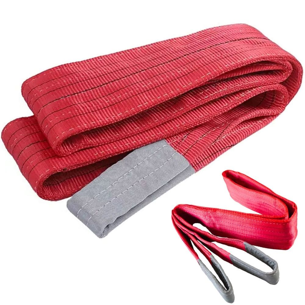 Cinta Elevaçao Carga 5 Toneladas 8 Metros Reforçada Guincho Reboque Guindaste