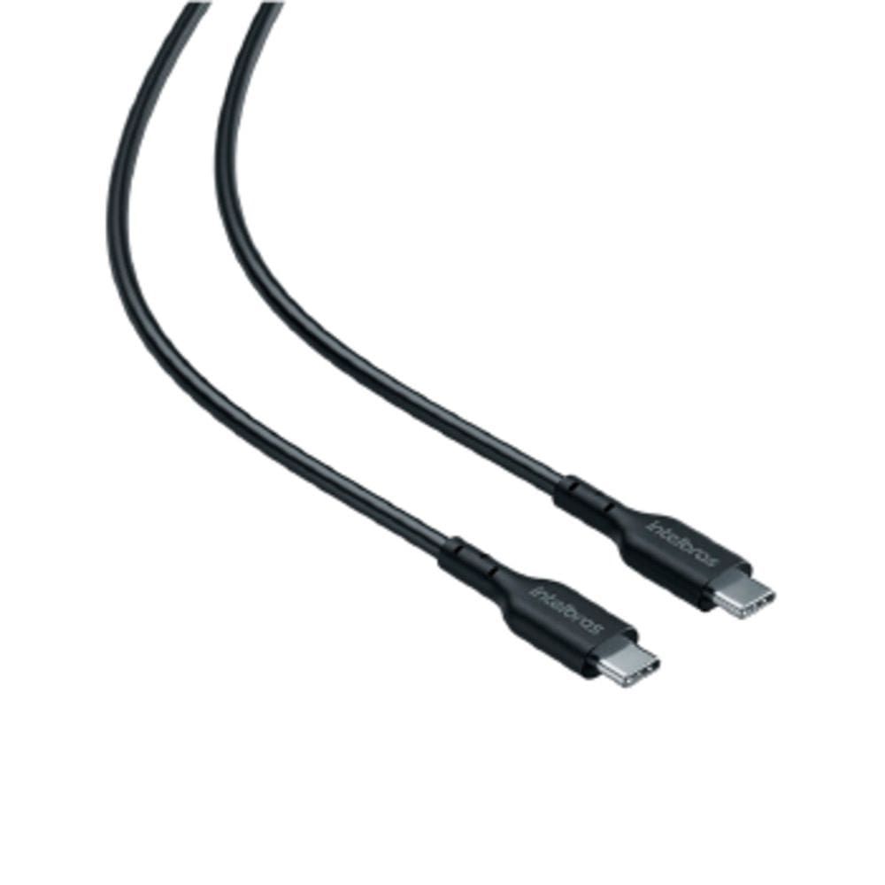 Cabo USB C para USB C 240W Intelbras 2.0 Metros - 4830267 Preto
