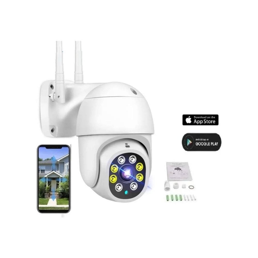 Câmera de segurança YOOSEE Motorizada Night Vision IP66 Waterproo