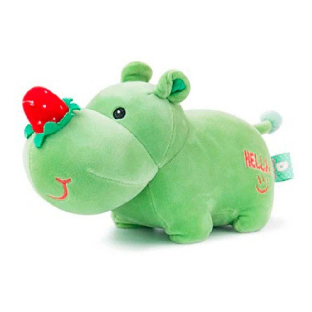 Brinquedo de pelúcia Rhino Plush Fruit Green Nose Super Soft