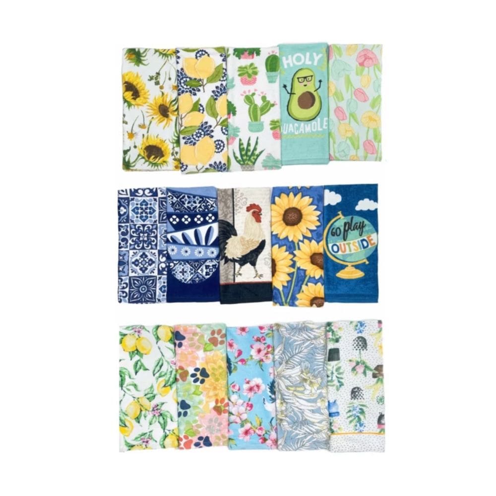 Toalha de cozinha, pacote com 12 unidades, algodão, 60 cm x 40 cm, Anni Star