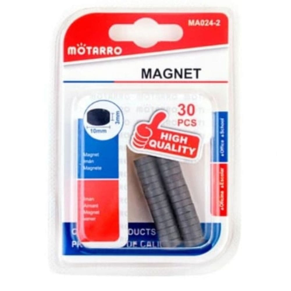 Conjunto de ímãs redondos de 1 cm de diâmetro Crafts-School Technology