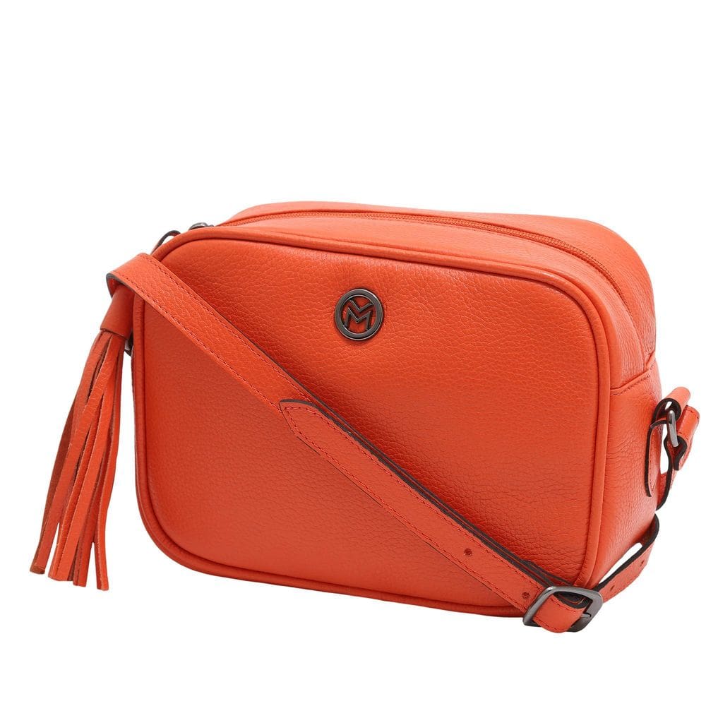 Bolsa Feminina Couro Transversal Mariart Titânio