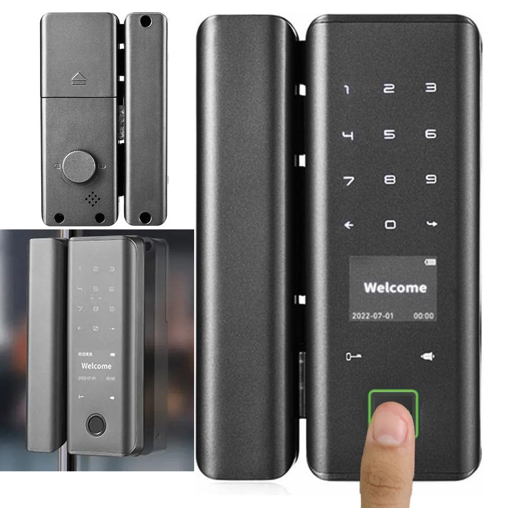 Fechadura Digital Eletronica Porta Inteligente Smart App Celular Biometria Cartao Rf Segurança