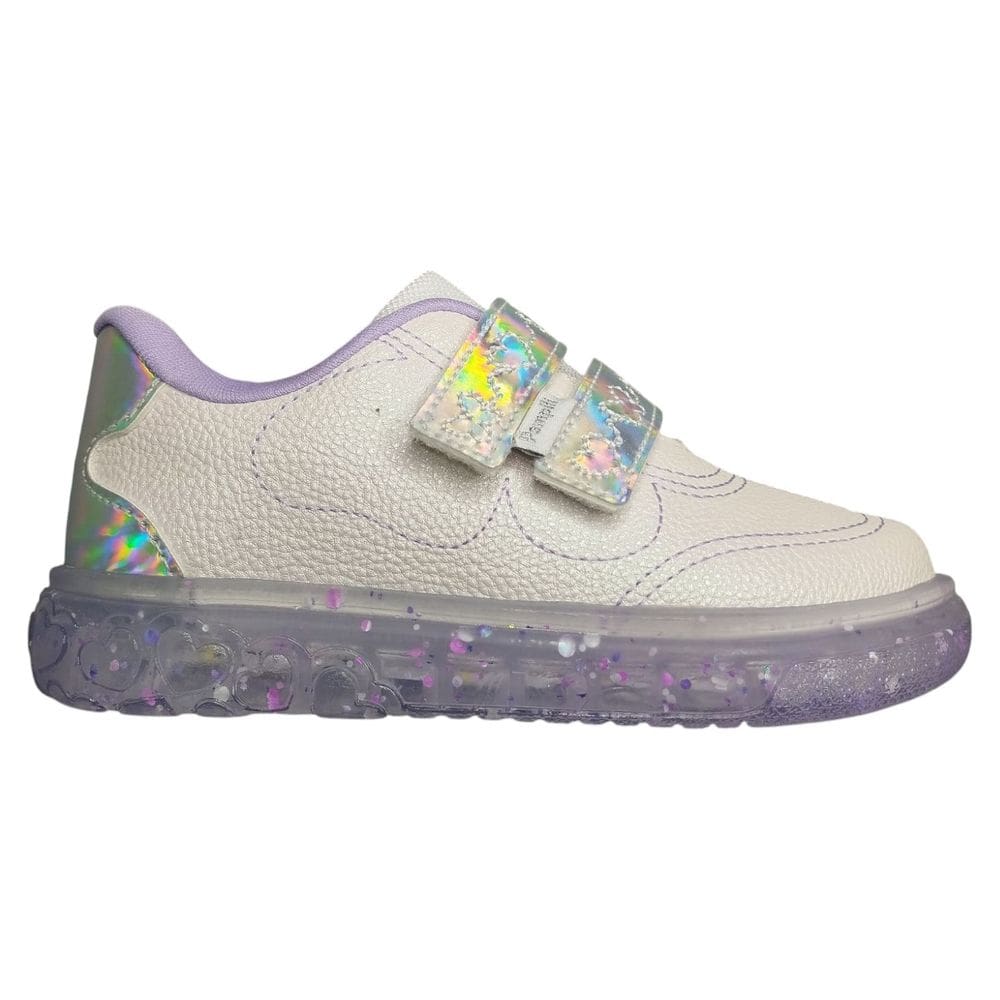 Tênis Menina Pampili LED Holográfico 483.058