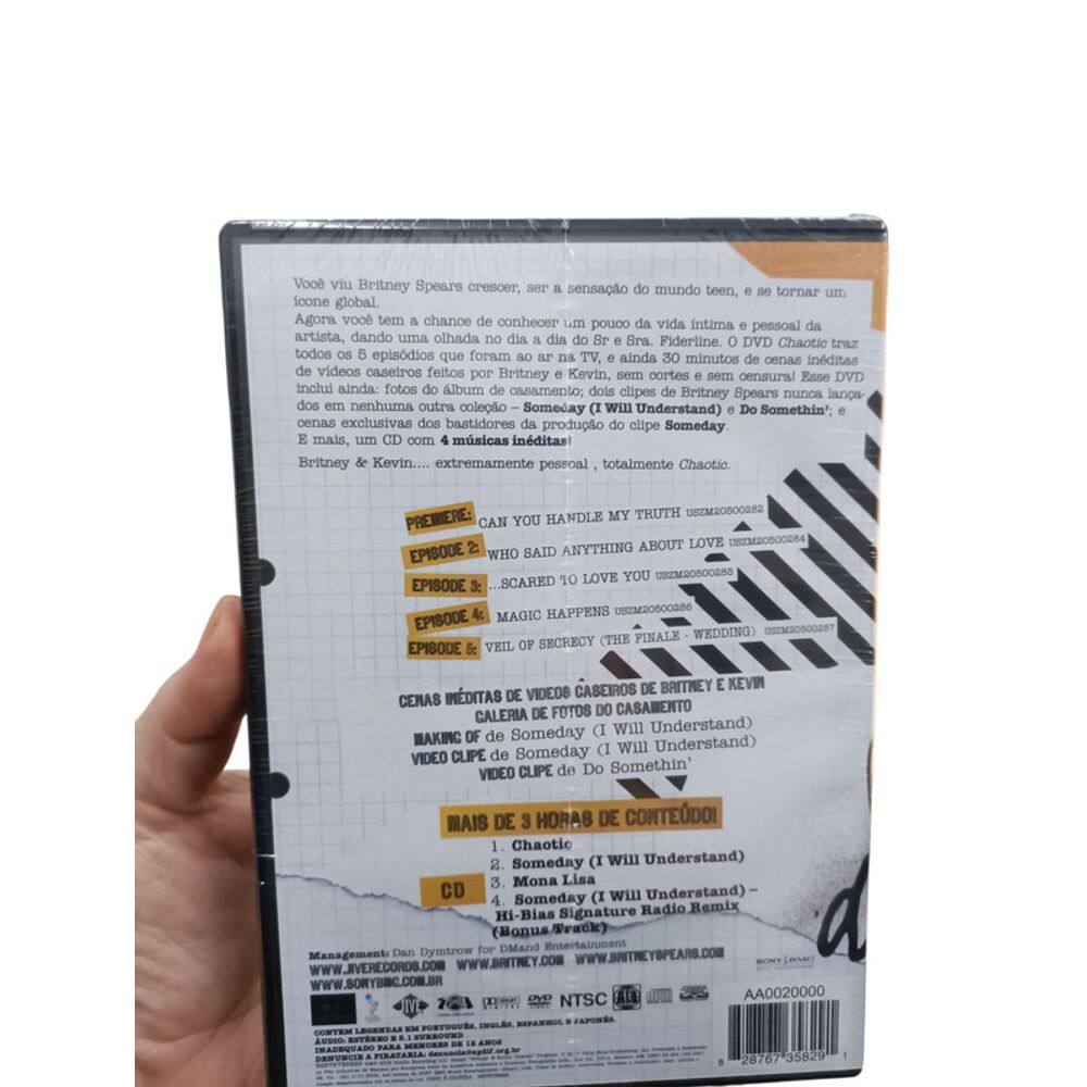 DVD Britney Spears – Britney & Kevin Chaotic | Casas Bahia