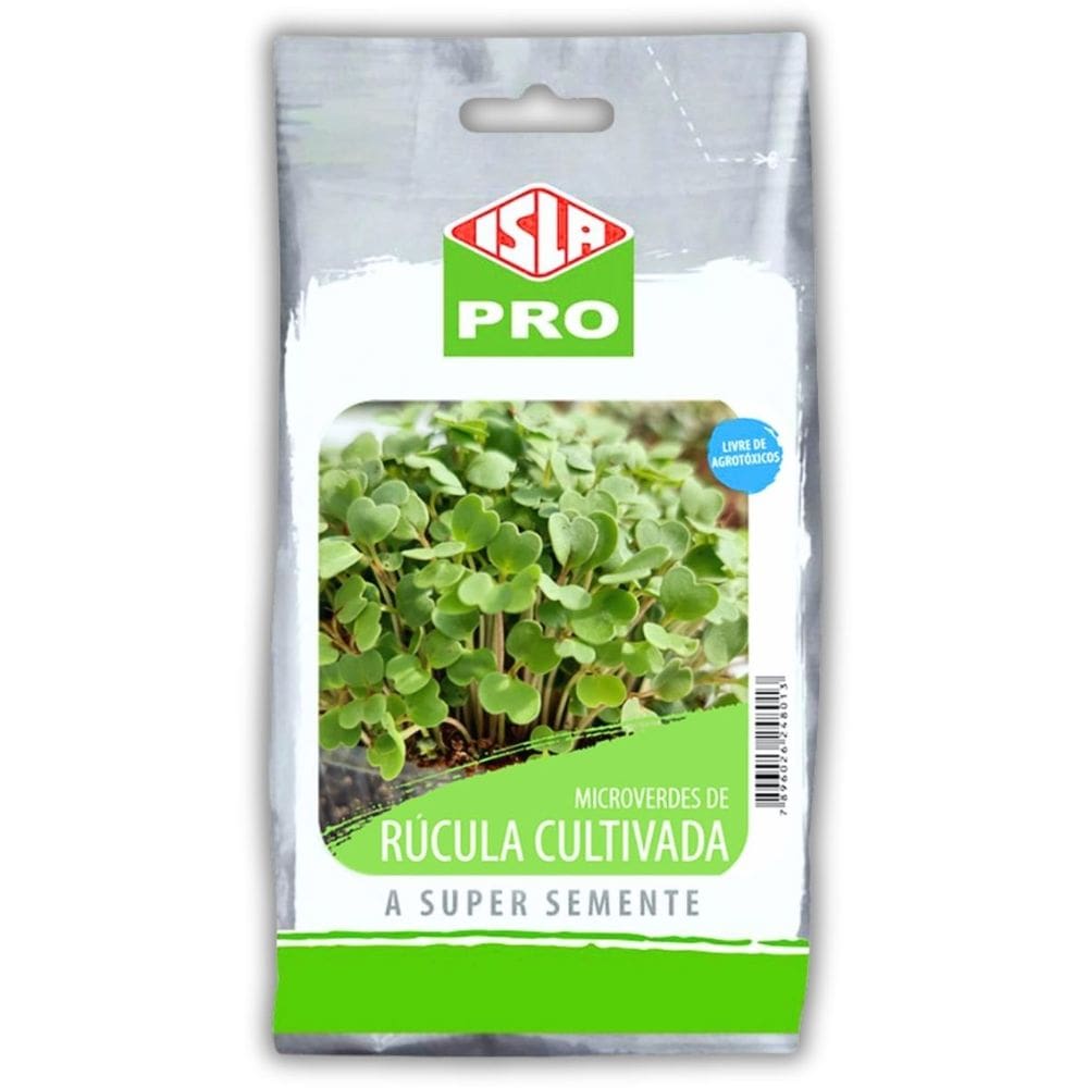 Sementes Broto Microverdes Rúcula Cultivada (100g) ISLA