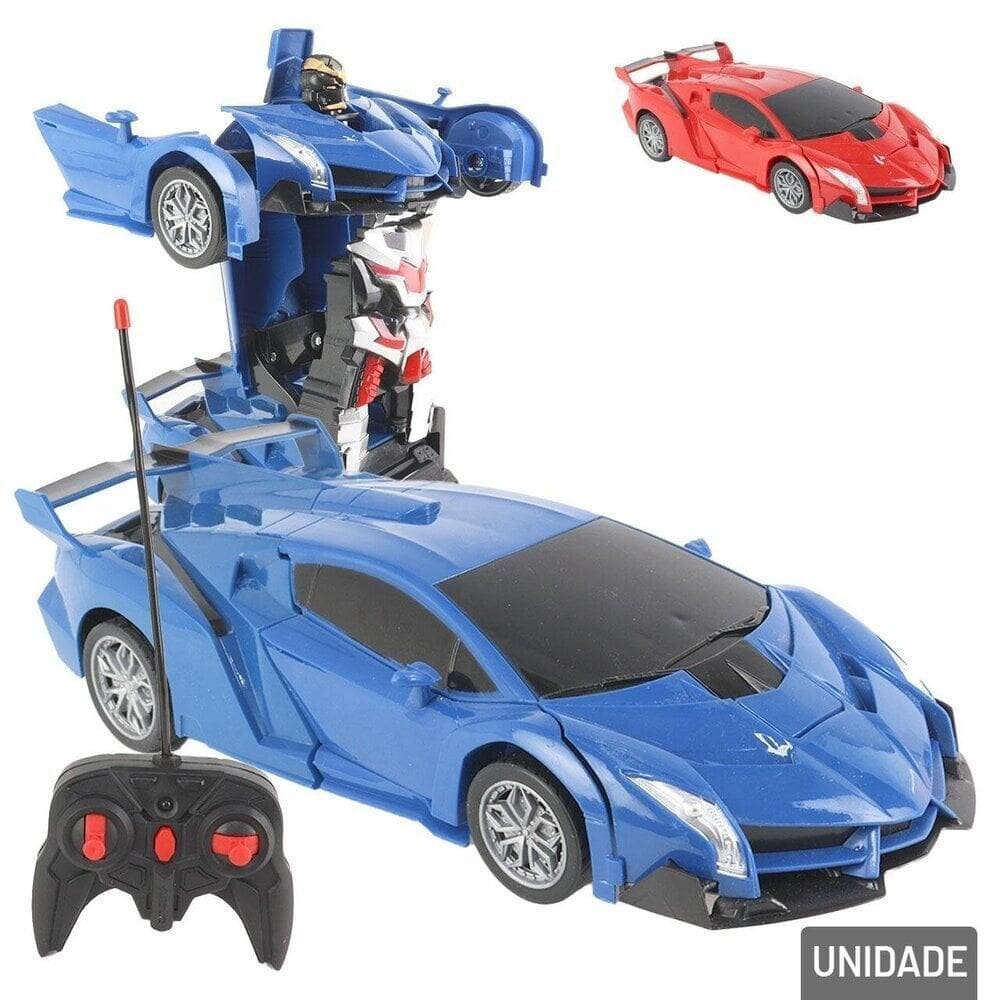 Carrinho de Controle Remoto Transforme Prime Color - Tudo em Caixa