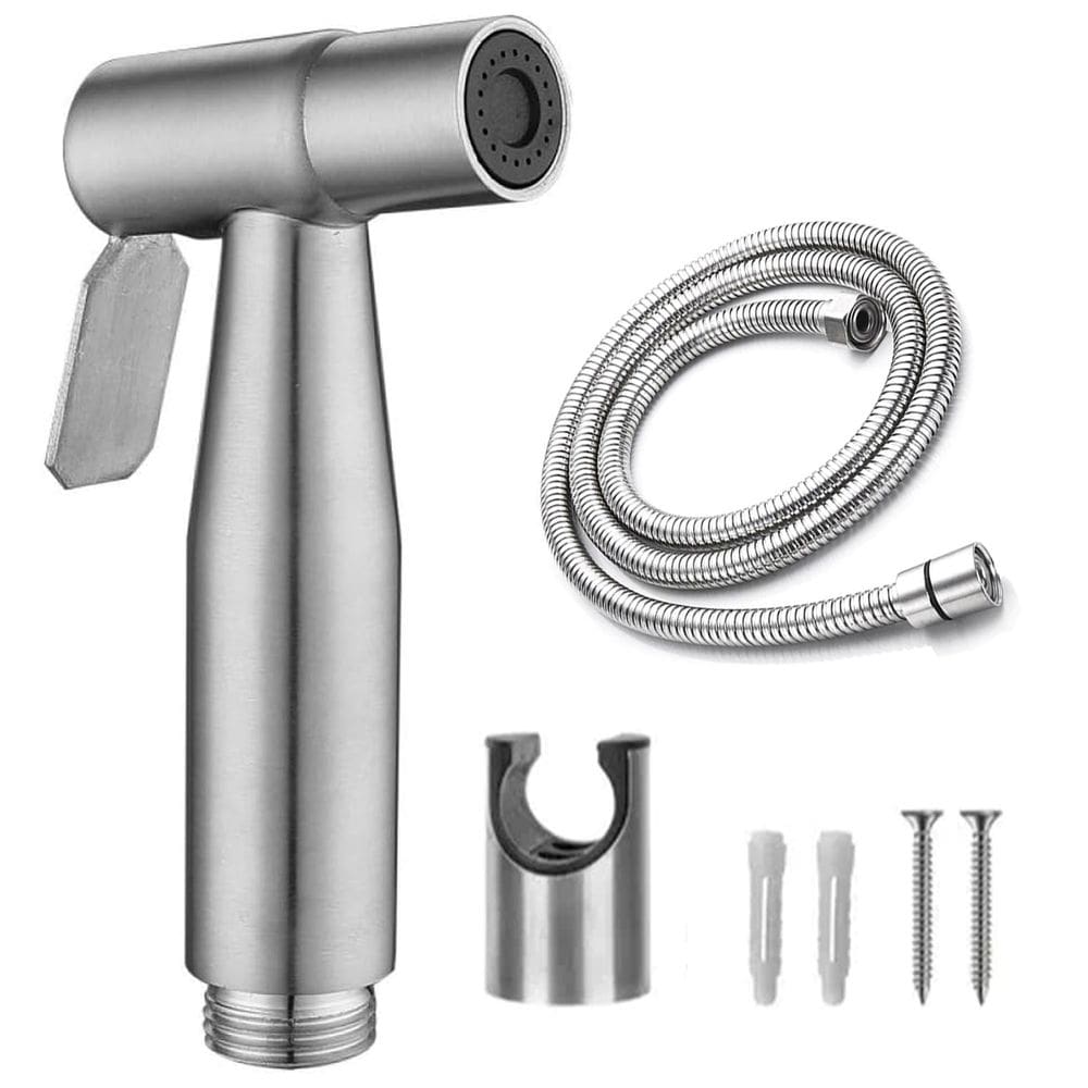 Ducha Higienica Chuveirinho Banheiro Box Lavabo Privada Higiene Mangueira Flexivel Casa Apartamento Suporte Resistente