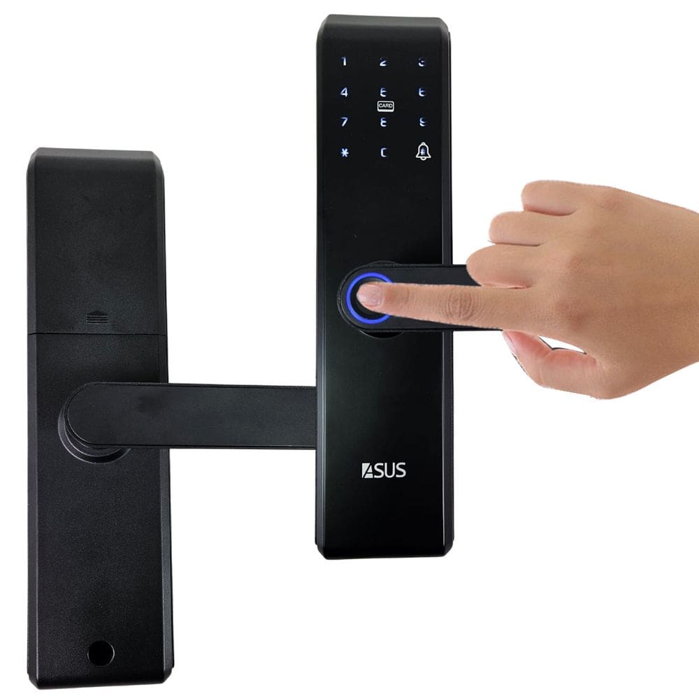 Fechadura Eletronica Digital Wifi App Celular Senha Biometrica Cartao Rt Chaves Segurança