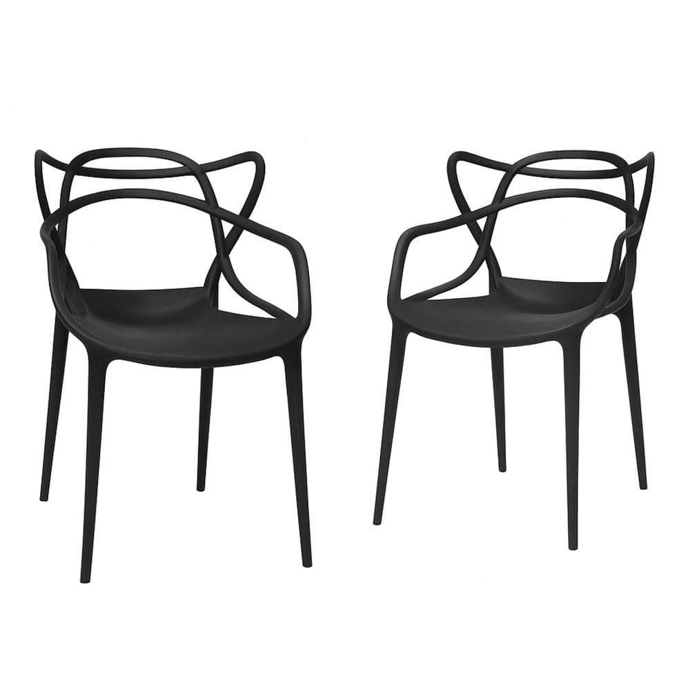 Kit 2 Cadeiras Sala de Estar Moderna