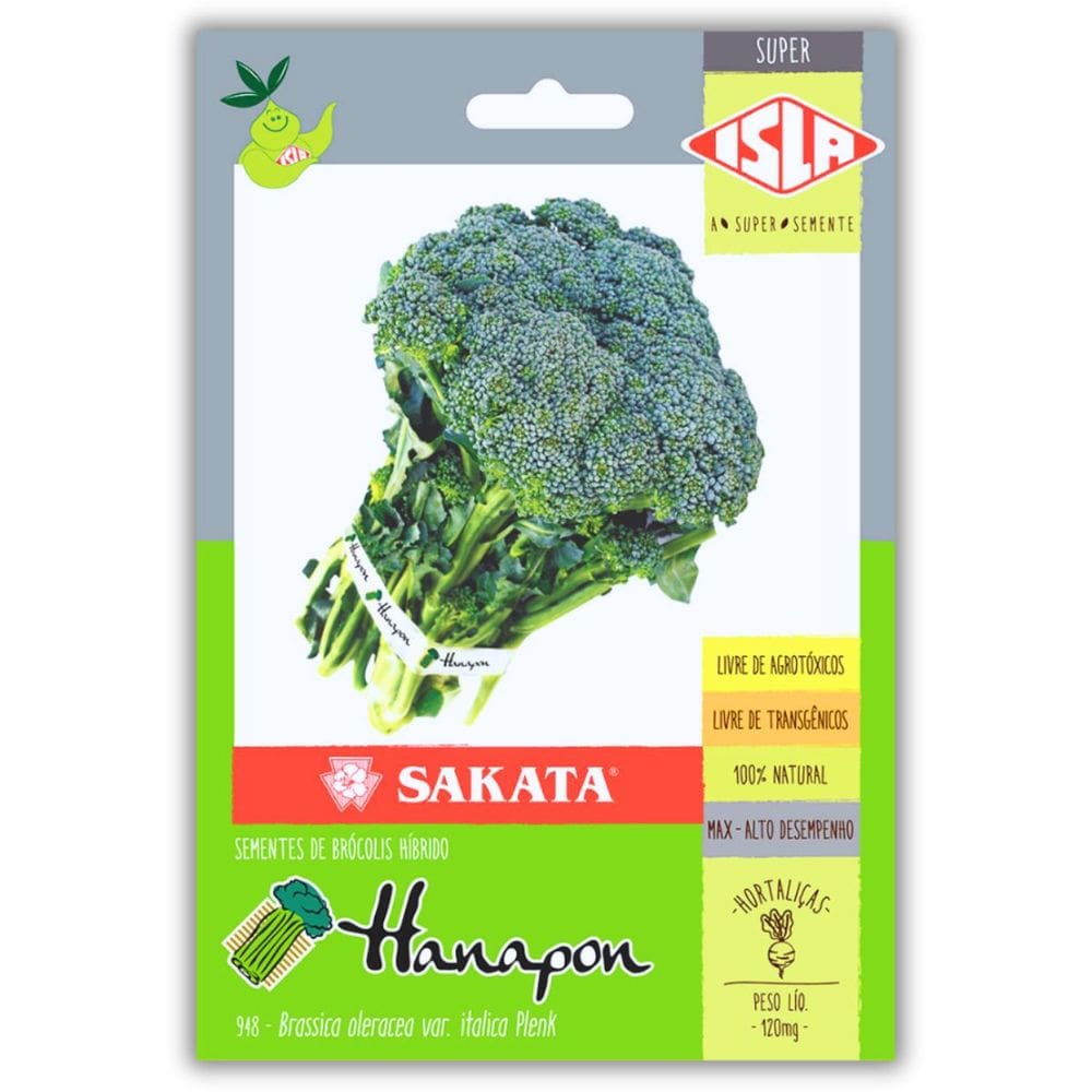 Semente Brócolis Hibrido Hanapon Super ISLA