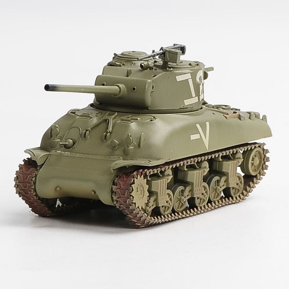 Tanque fundido sob pressão EASY 36254, escala 1/72, tanque médio M4A3, 10º bastão