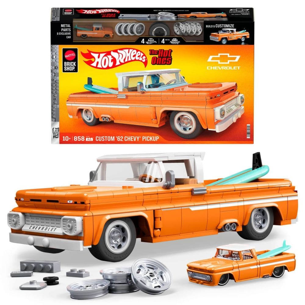 Blocos de Montar - Hot Wheels - Custom Chevy Pickup MATTEL