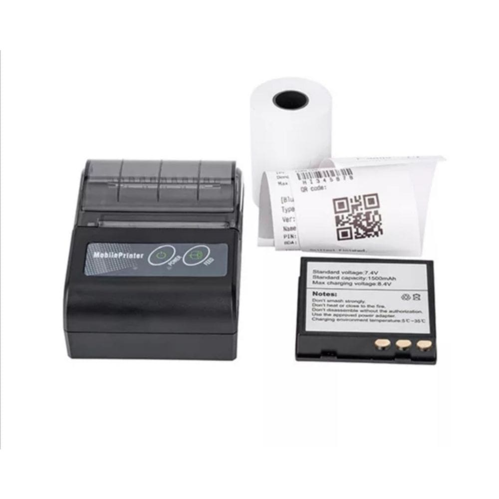 Impressora térmica 58mm Velocidade de impressão 100mm/s Android Compat