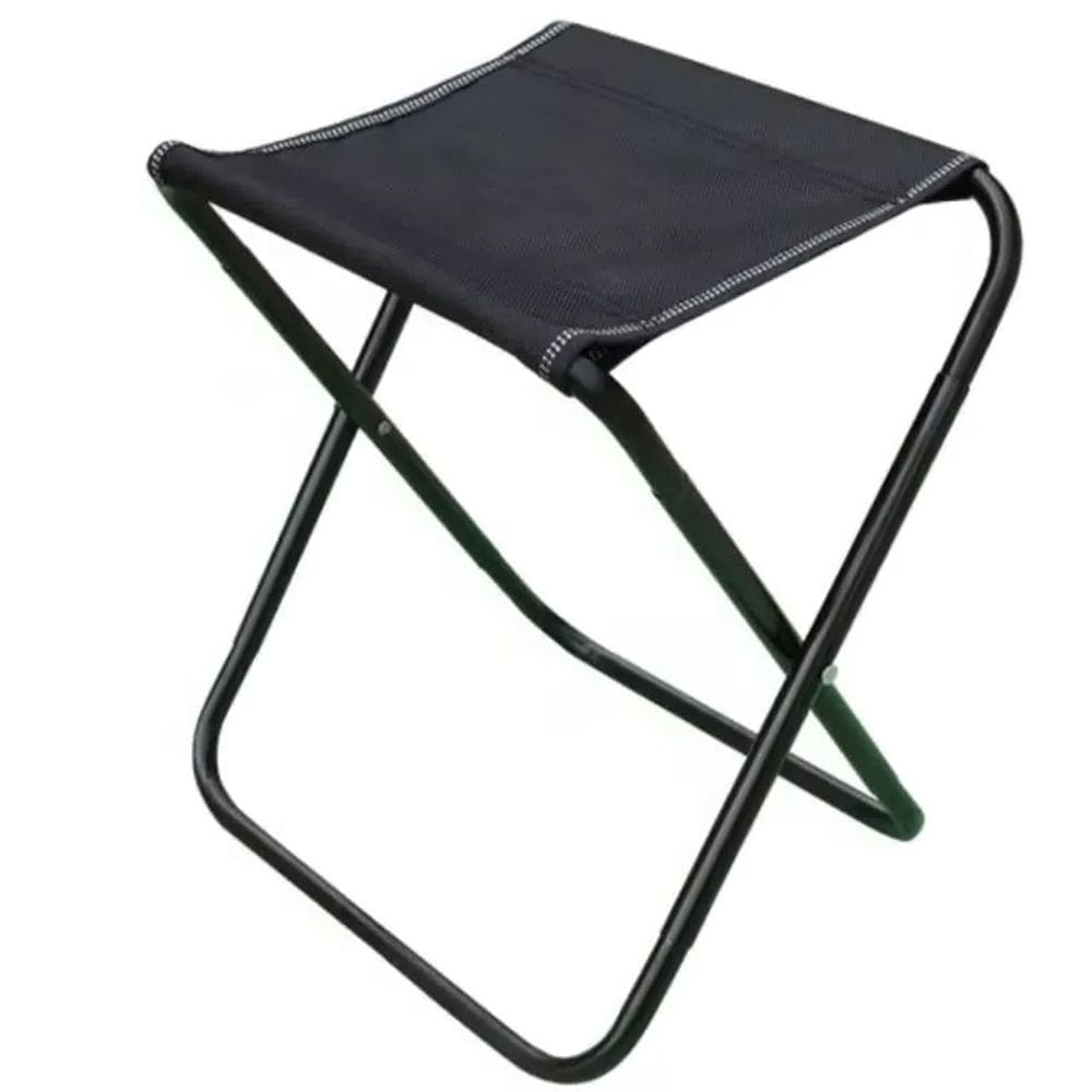 Banco Banqueta Dobravel Banquinho Cadeira Portatil Acampamento Camping Pesca Piquinique Ar Livre Passeio