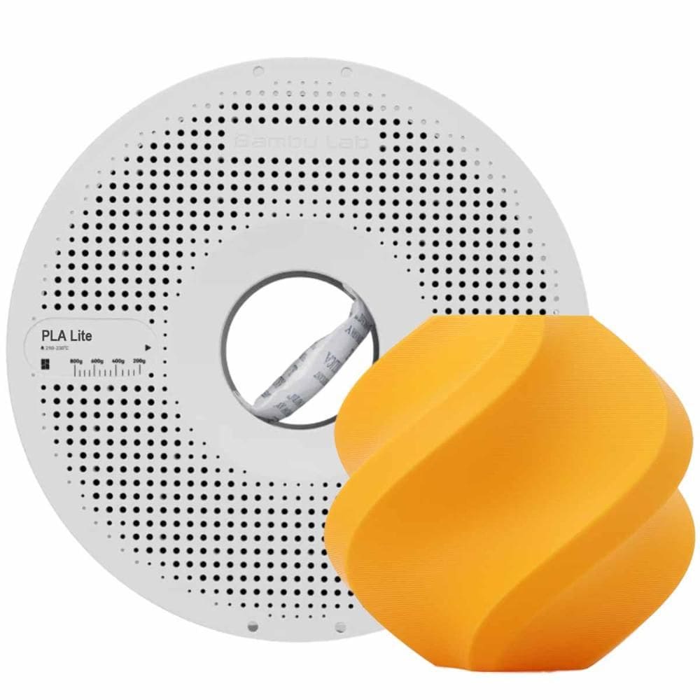 Filamento PLA Lite Bambu Lab para Impressora 3D Laranja - A18-A1-1.75-1000-SPL