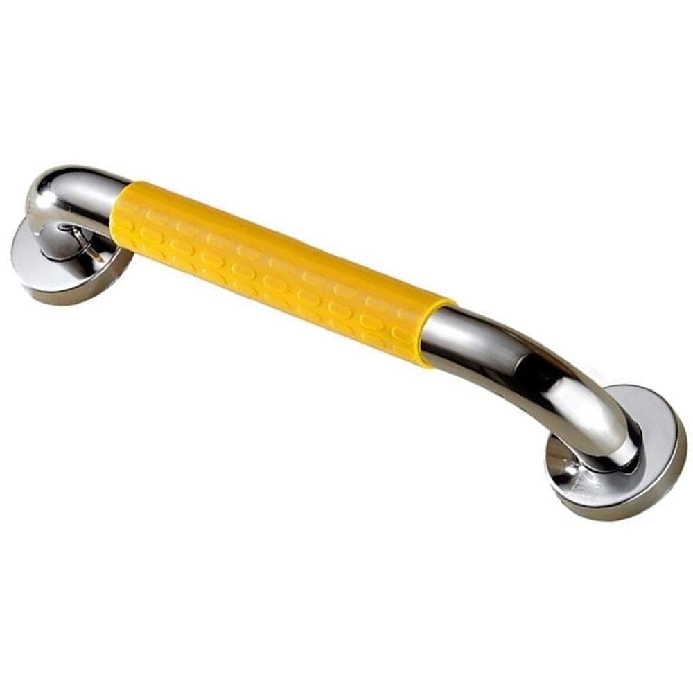 Barra Alça De Apoio 40cm Antiderrapante Suporte Anti Queda Acidentes Inox Acessibilidade