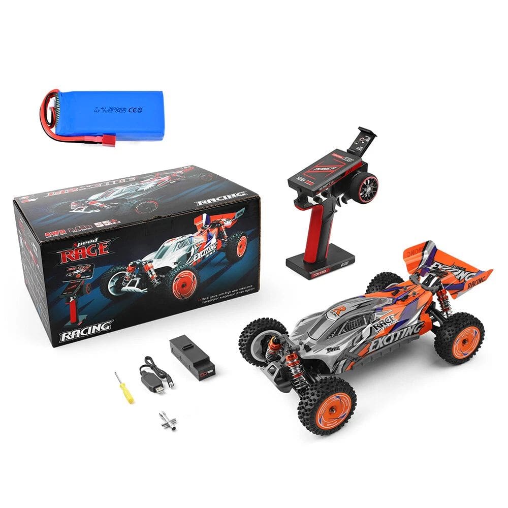 Automodelo WLTOYS 1/12 Racing Match 55KM 4WD Laranja