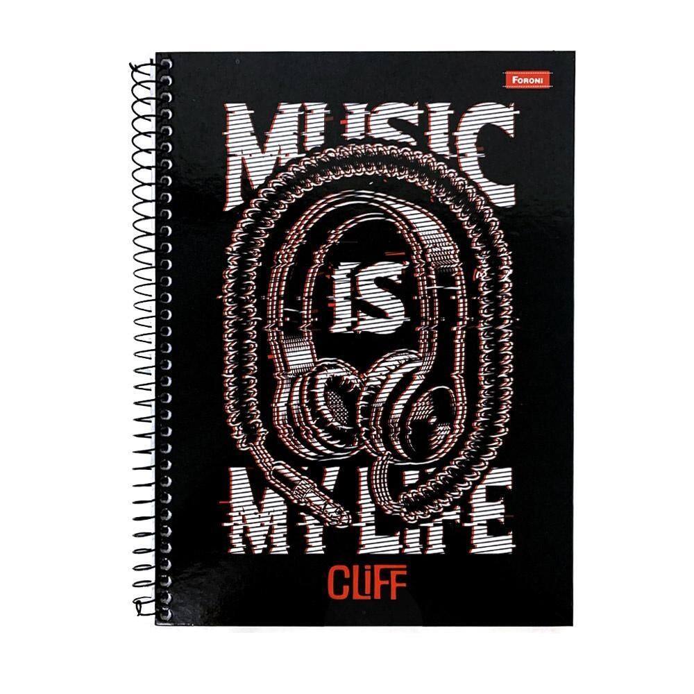 Caderno Universitário 240 Folhas 15 Materias Cliff