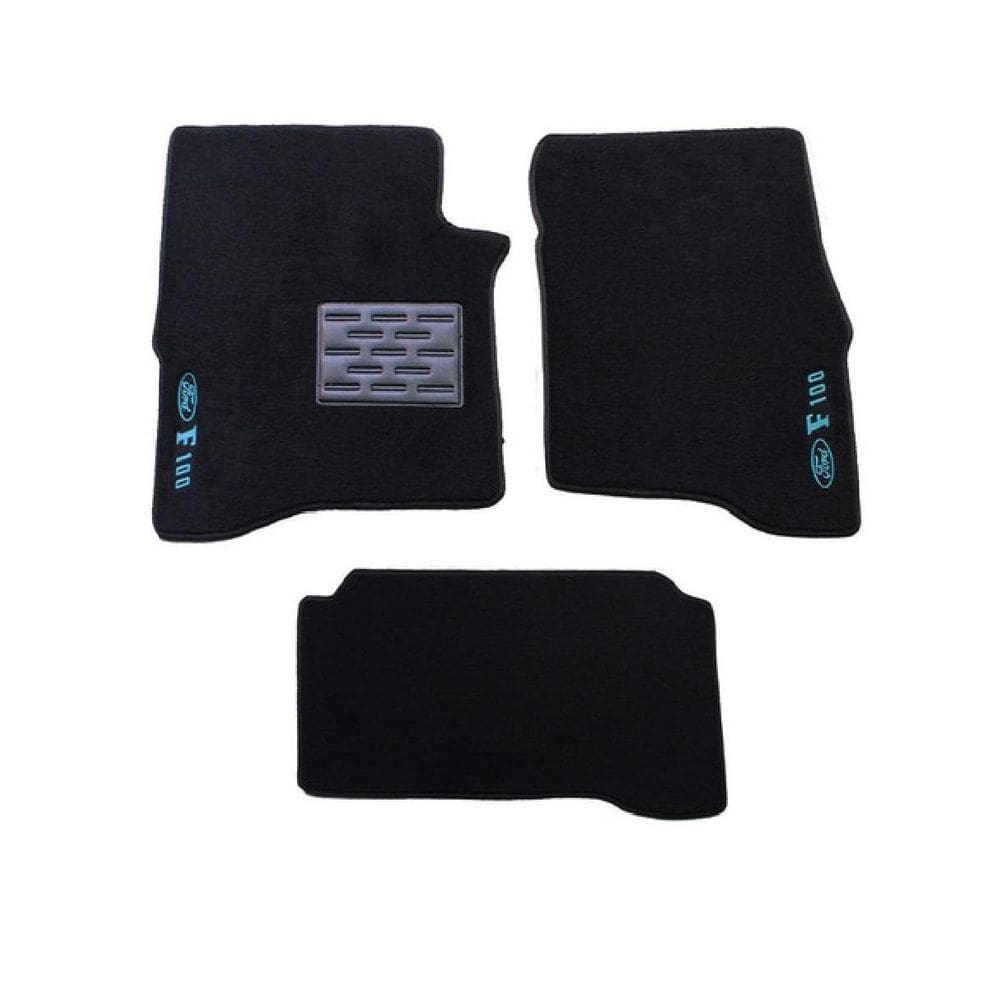 Tapete Automotivo Ford F100 Carpete Com A Base Pinada