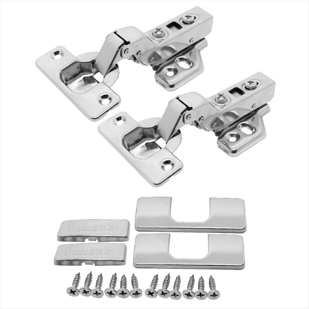 Kit 20 Dobradiça Easy Tn Click Alta Capa Parafuso Aço Inox