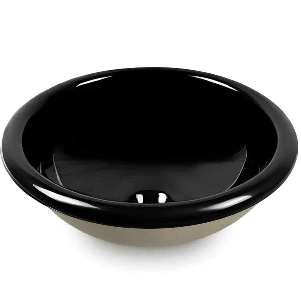 Cuba Icasa De Sobrepor Redonda 32Cm Il62 Preto