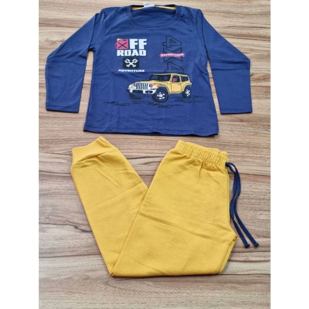 Conjunto Infantil Masculino Meia Estação Off Road 4