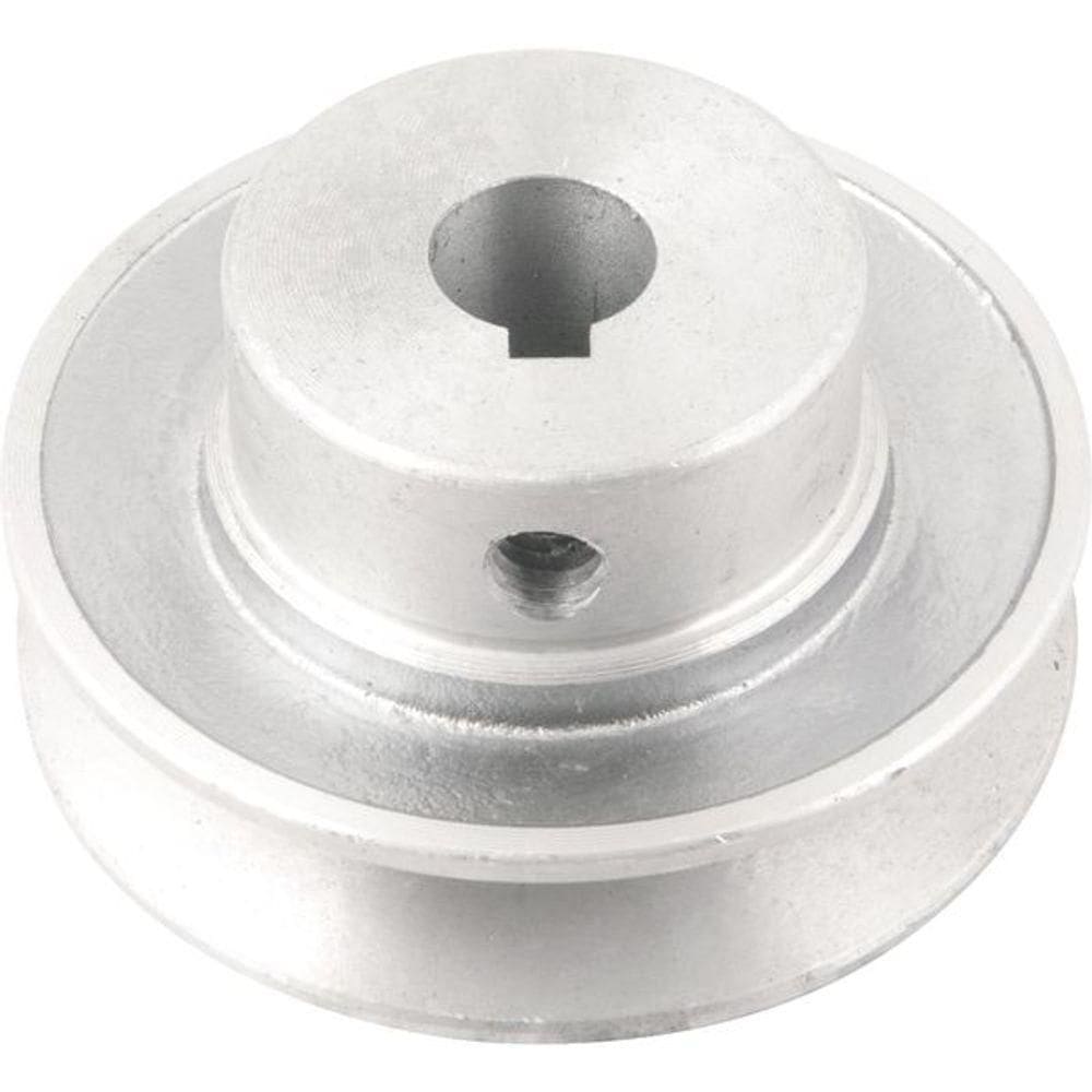 Polia Alumínio 1 Canal Perfil A 70mm Com Furo 14mm - Vonder