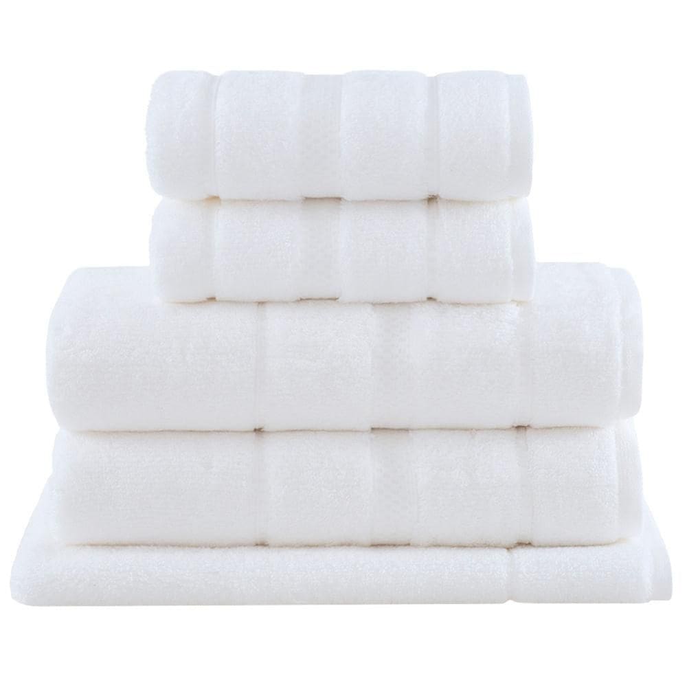 Jogo de Toalhas de Banho Gigante com 05 Peças Vison Dual Air Branco - Buddemeyer