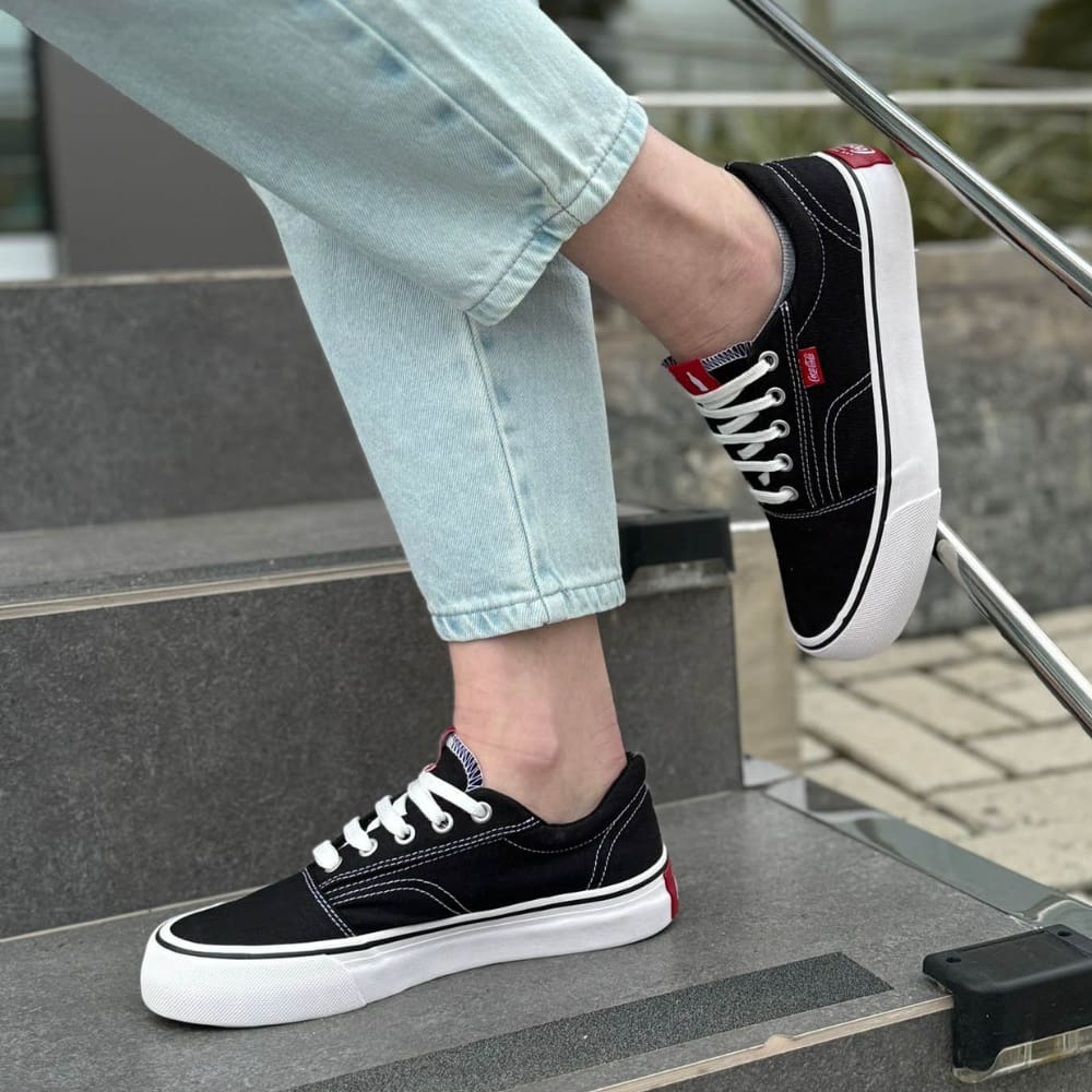 Tênis Coca-Cola Surplay Canvas Preto