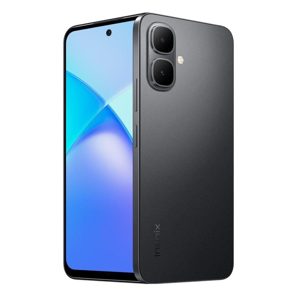 Smartphone Infinix Smart 10 - 4GB Ram 256GB - Câmera 8mp + Ia - 6.67” Hd+ 120hz - Bateria 5000mah - Dual Chip - Preto
