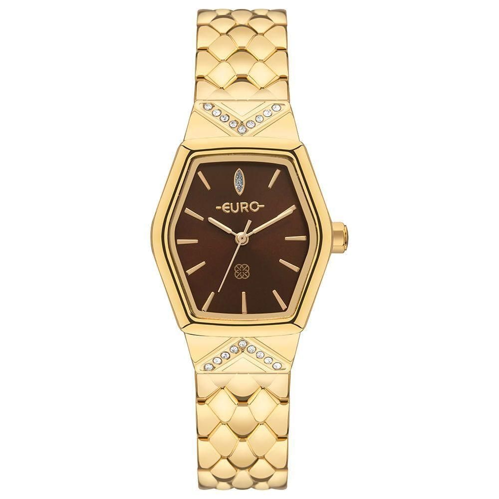 Relógio Euro Feminino Serpentes Dourado - Eu2035zad-4m Relógio Euro Feminino Unique Dourado - Eu2035zad-4m