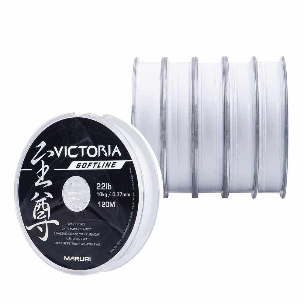 Linha De Pesca Victoria Soft Branca 600m Tamanho 0,40mm
