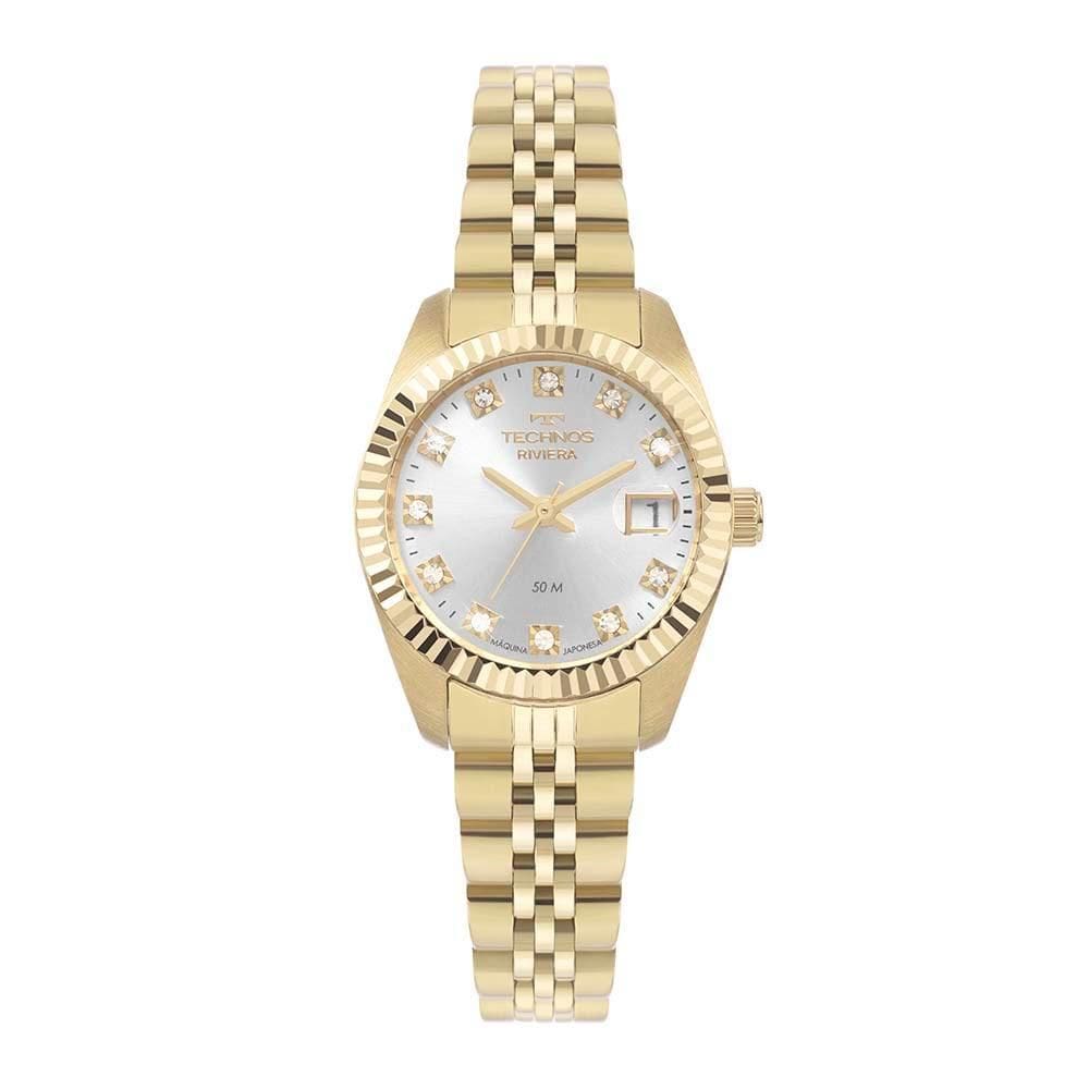 Relógio Technos Feminino Riviera Dourado - 2015CEL/1K