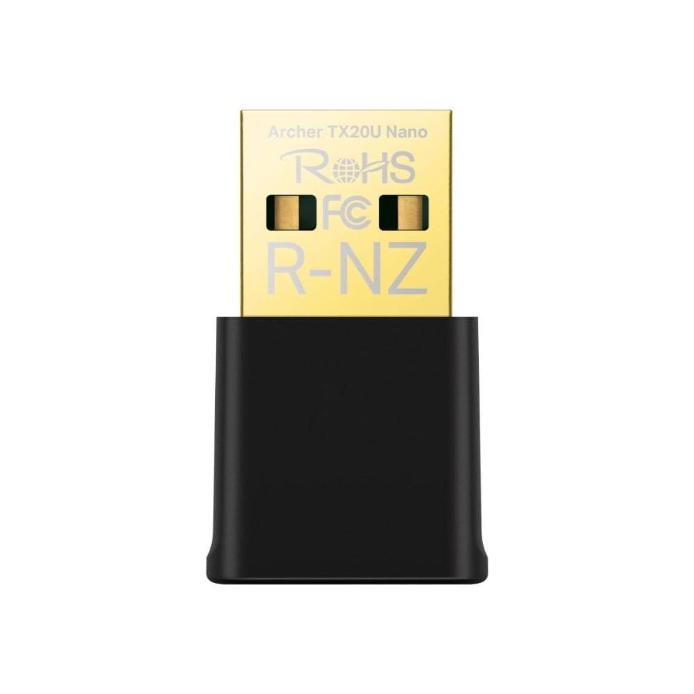 USB Adaptador Wi-Fi Tp-Link TX20U AX1800 - Wi-Fi 6 - Dual Band - WPA3 - MU-MIMO