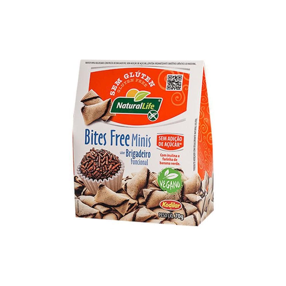 Wafer Bits Free Minis Brigadeiro Naturallife 70G