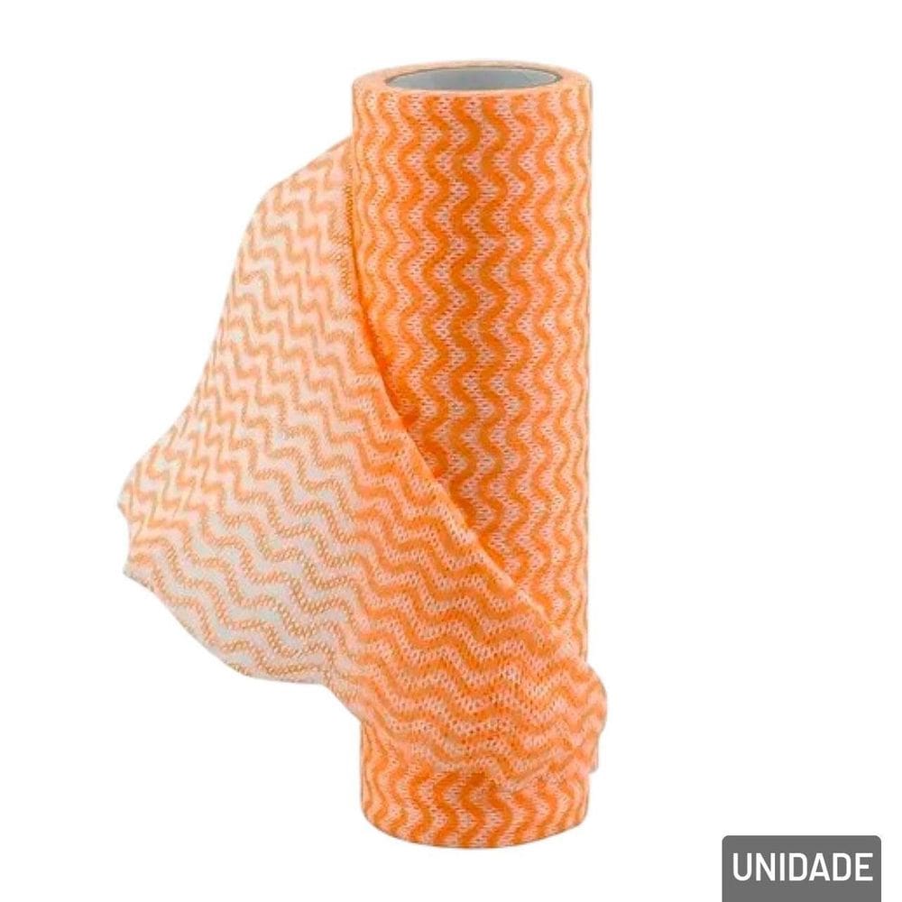 Pano Limpeza Multiuso 30x50cm Rolo 50 Unidade - Tudo em Caixa