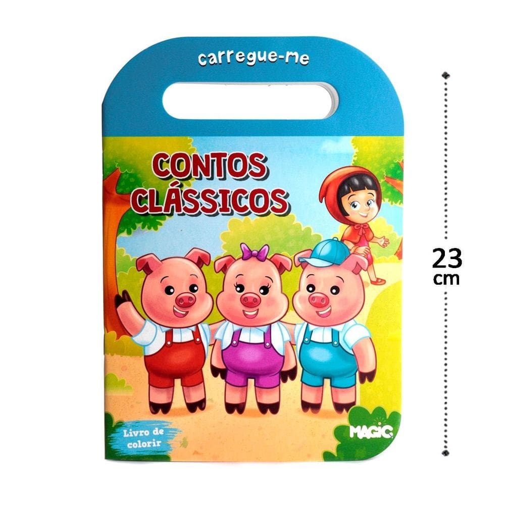 Livro de Colorir Carregue-me Contos Clássicos - Tudo em Caixa