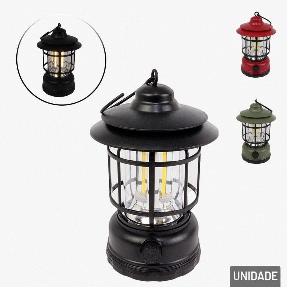 Luminária de LED 17cm Lamparina Decorativa Color - Tudo em Caixa