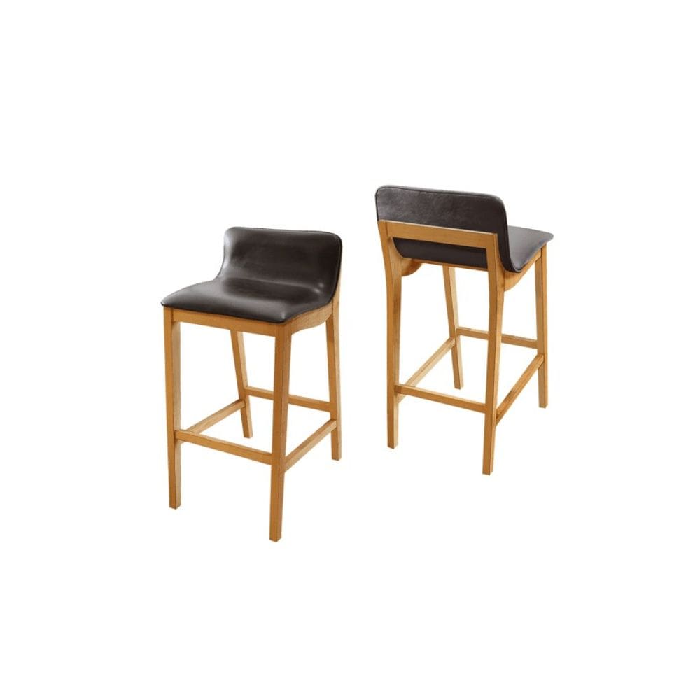 Banquetas em Madeira Maciça Estofada - Miami - Star Móveis